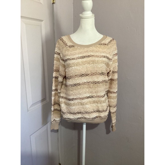 American Eagle Outfitters Cream Chunky Knit Sweater - Picture 1 of 6